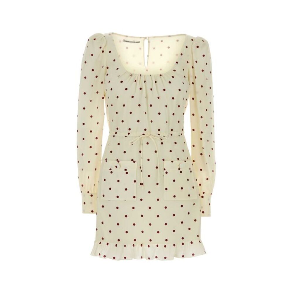 Alessandra Rich Women Printed Silk Mini Dress